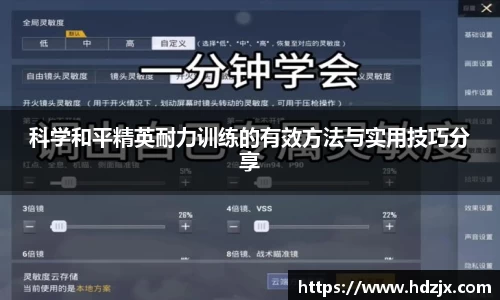 科学和平精英耐力训练的有效方法与实用技巧分享